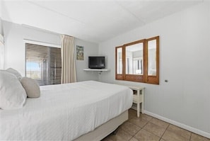 1 bedroom, iron/ironing board, bed sheets