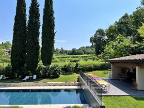 Uitzicht vanuit accommodatie