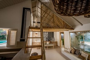 Lobby sitting area - La Tribu Villas (Las Terrenas)