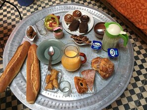 Daily local cuisine breakfast (EUR 3 per person)