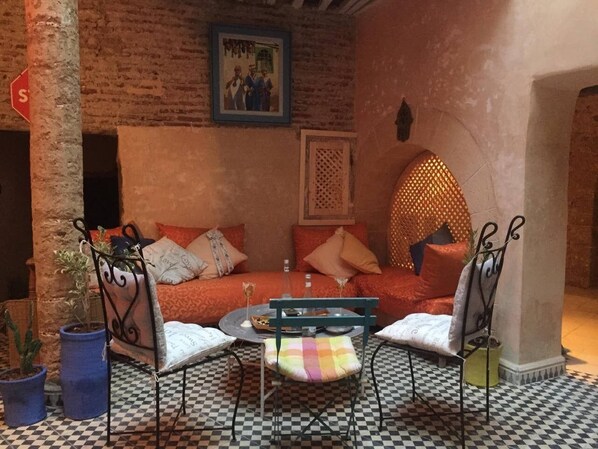 Lobby sitting area