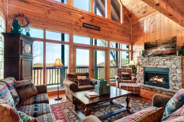 Amazing Views from open concept Living Room