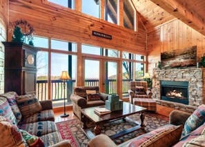 Smart TV, fireplace, video games, table football