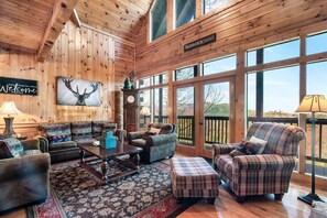 Smart TV, fireplace, video games, table football