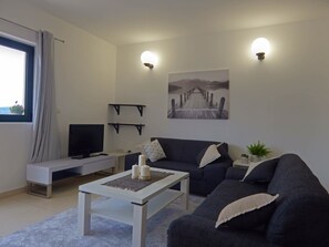 Comfort-Apartment, Meerblick | Wohnbereich