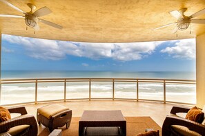 Balcony - Ocean Vistas Condos by NBI Rentals (Daytona Beach Shores)