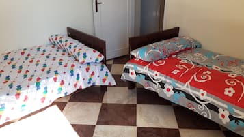 3 soveværelser, sengetøj