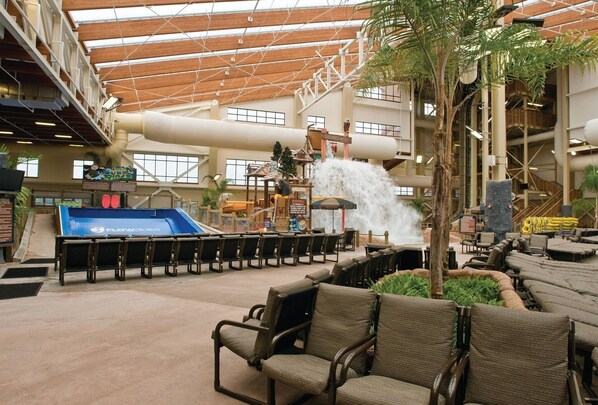 Indoor pool, outdoor pool