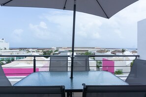 Condo, 3 Bedrooms | Balcony - Lotus 8 Playa del Carmen Penthouse feat Oceanview Private Roof Terrace by RedAwning (Playa del Carmen)