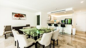 Condo, 3 Bedrooms | Dining - Oceana 232 Playa del Carmen Condo with Pool and Sundeck Area by RedAwning (Playa del Carmen)