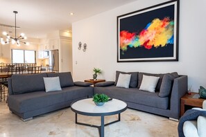 Apartment, 3 Schlafzimmer | Wohnbereich