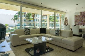 Condo, 2 Bedrooms | Living area - Elements 121 2 Bedroom Condo by RedAwning (Playa del Carmen)