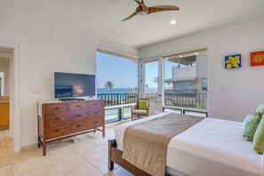 2 bedrooms, blackout drapes, iron/ironing board, free WiFi