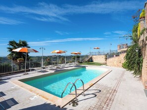 Pool - Beautiful apartment for 4 people with A/C, WIFI, pool, TV, patio and pets allowed (Cossombrato)