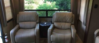Camper at the Sequoia Forest Retreat