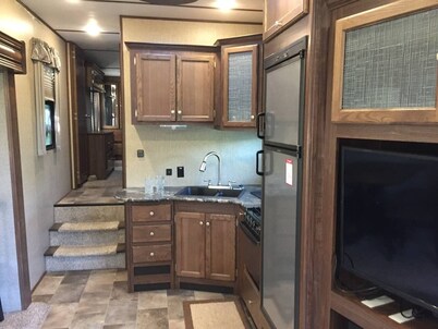 Camper at the Sequoia Forest Retreat