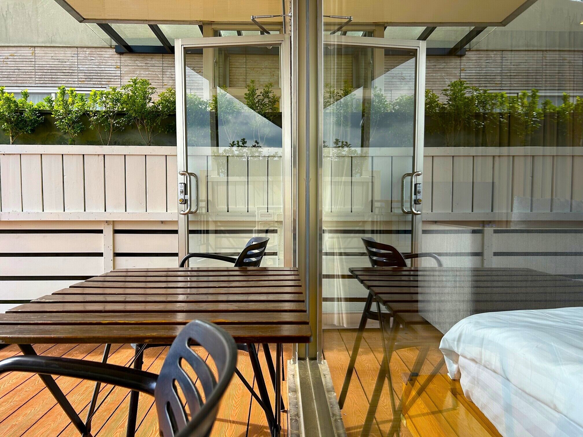 panoramic double room (605) | down duvets, blackout curtains, free wifi, bed sheets