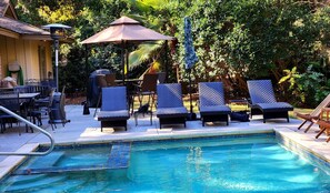 Outdoor pool, a heated pool - Close to Beach with a Large Private Pool that can be heated.  Paradise in HHI!   (Hilton Head Island)