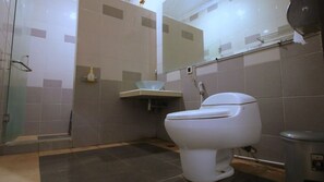 Dusche, Handtücher, Seife
