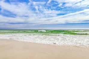 On the beach