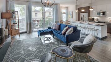 Superior Condo | Living area | 40-inch Smart TV with digital channels, TV