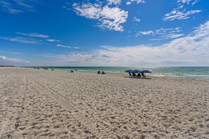 On the beach
