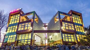 Front of property - evening/night