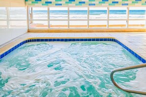 Indoor pool, a heated pool