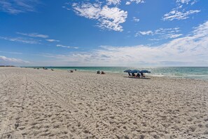 On the beach
