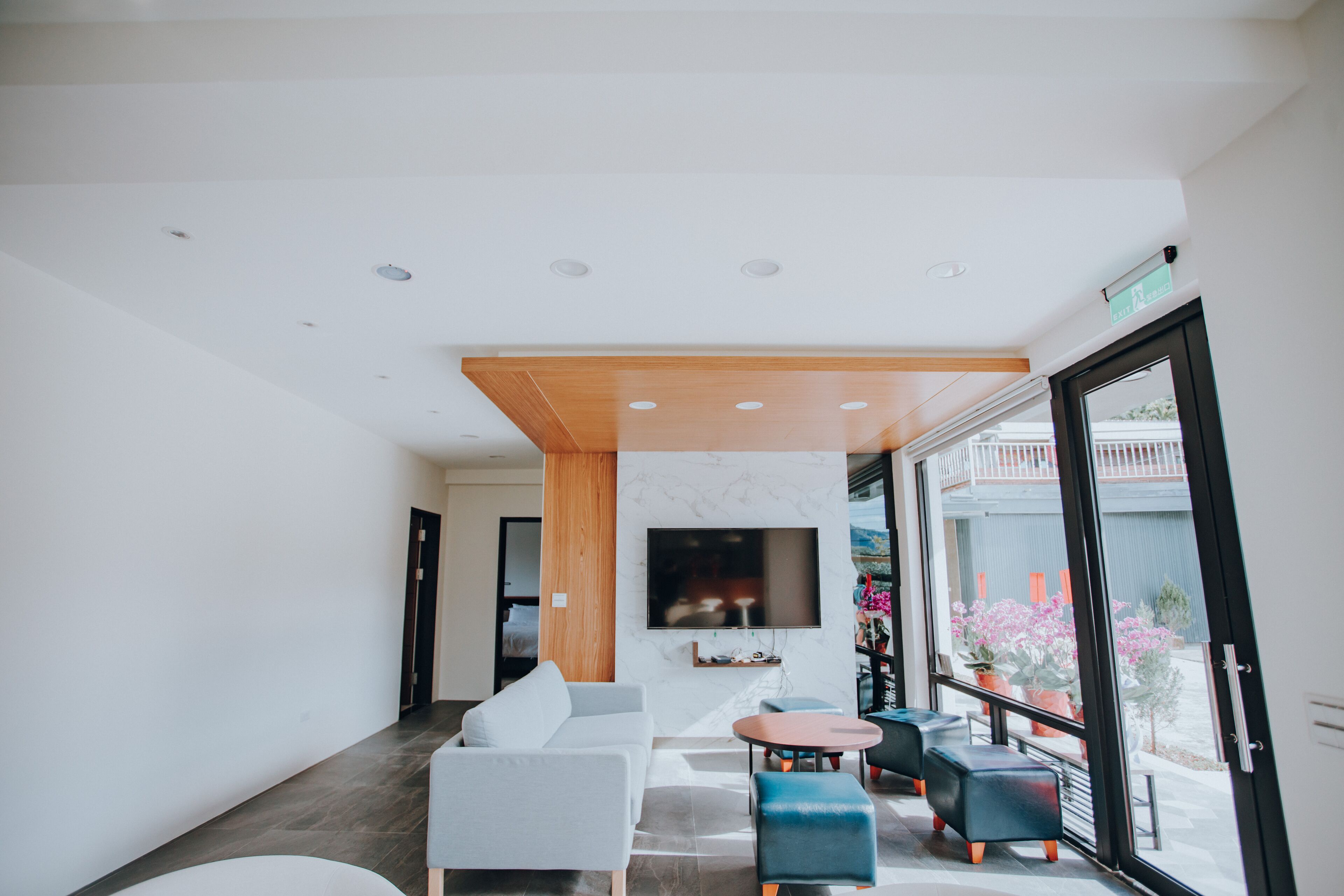 Lobby sitting area