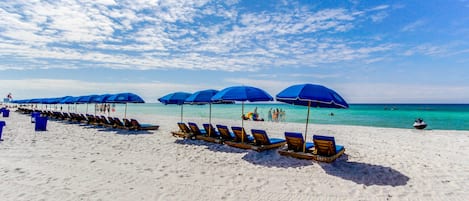 Accommodatie ligt op het strand