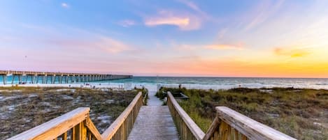 Accommodatie ligt op het strand