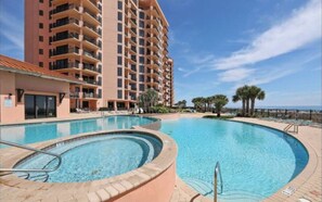 Indoor pool, outdoor pool