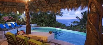 Fully staffed ocean View Villa in gated community