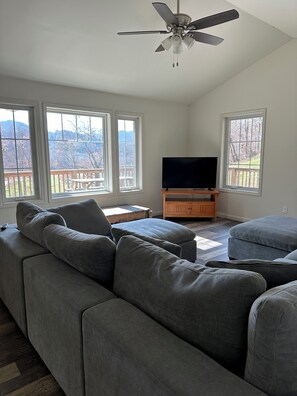 Smart TV - We are open - power, internet, water and access intact. (Newland)