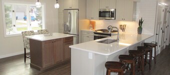St Joseph Riverfront House With Private RiverWalk! 30 Mins by Boat to Lake MI