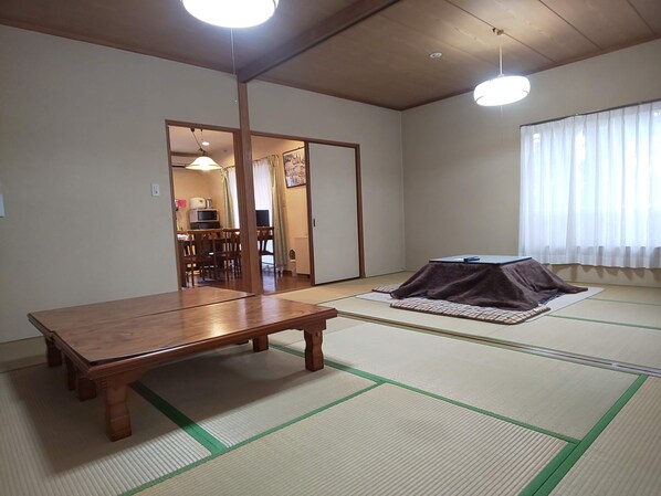 Individually decorated, individually furnished, desk, laptop workspace