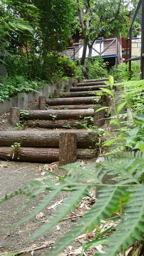 Overnatningsstedets indgangsparti