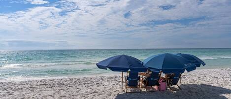 Accommodatie ligt op het strand