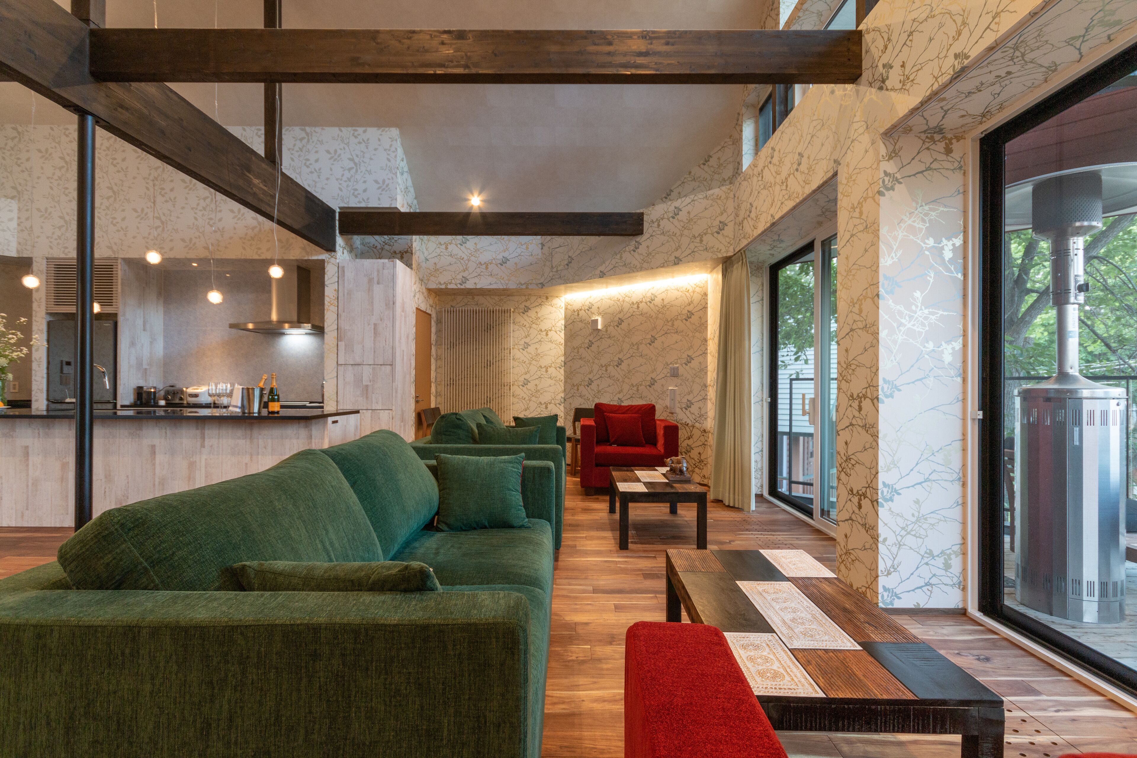 Chalet, 4 Bedrooms | Living area | TV