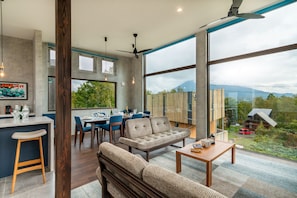 Chalet, 3 Bedrooms | Living area | TV