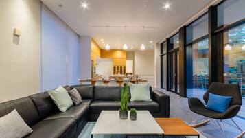 Luxury Chalet, 4 Bedrooms | Living room | TV