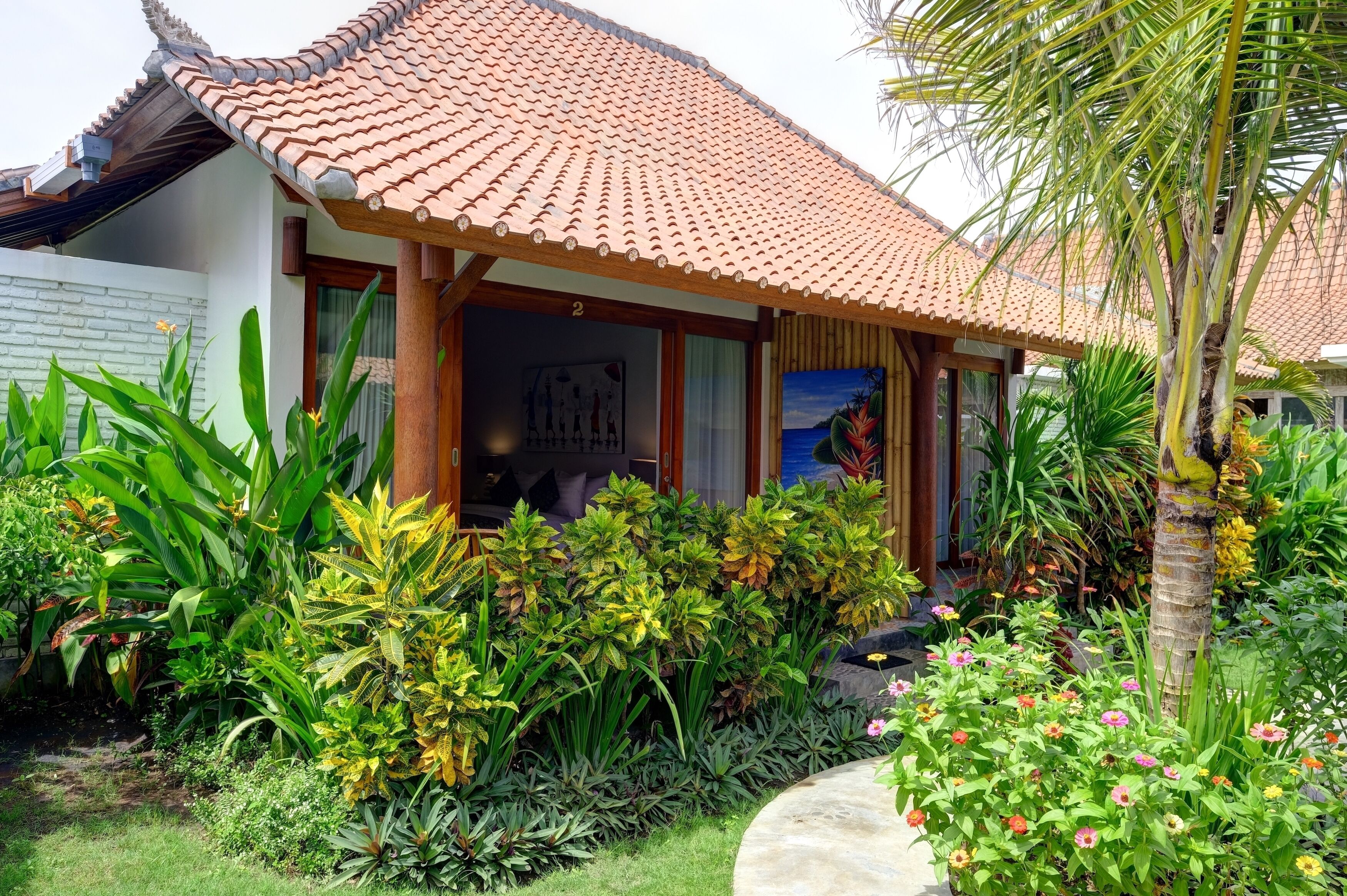 Blick auf den Garten