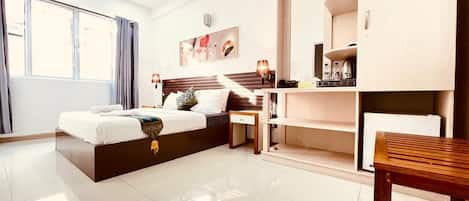 Deluxe-Doppelzimmer | Minibar, Bügeleisen/Bügelbrett, kostenloses WLAN, Bettwäsche