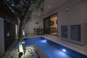 Apartamento de diseño, 1 habitación, vistas al jardín, planta baja | Terraza o patio