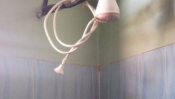 Double Room | Bathroom | Shower, free toiletries, towels, soap