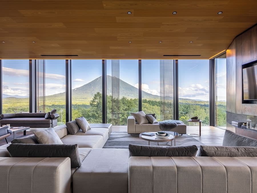 4 Bedroom Yotei Penthouse Residence | Living area | Flat-screen TV, heated floors