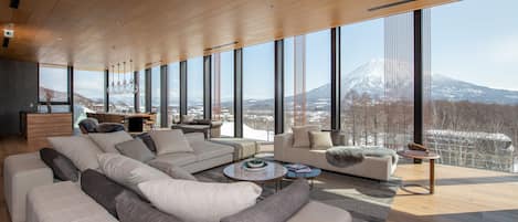 Chambre, 4 chambres, non-fumeur (Yotei Penthouse Residence) | Coin séjour