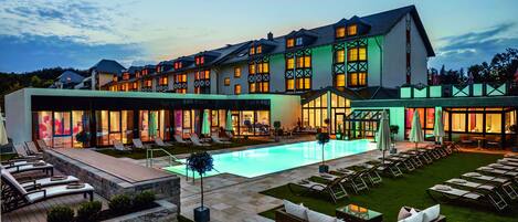 Front of property - evening/night