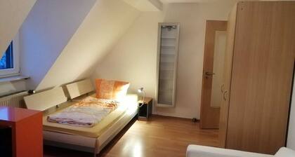 FeWo in Bayreuth Zentrum nur 8 Gehmin. , Wifi - Parken frei, Balkon, gute Lage